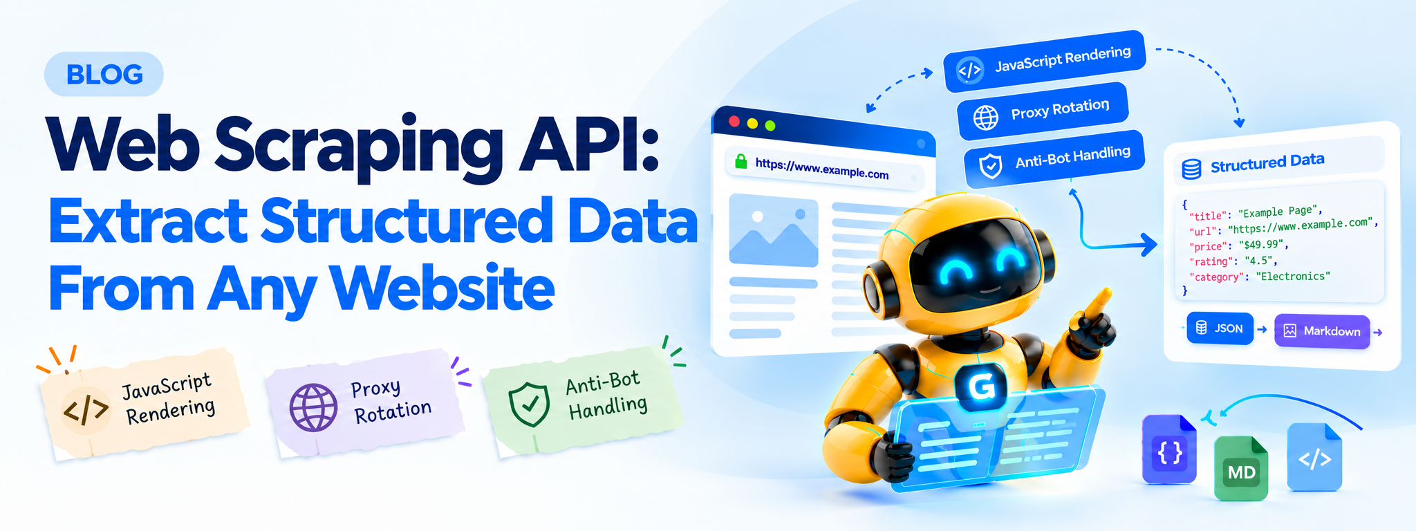 Extract structured data from any website.