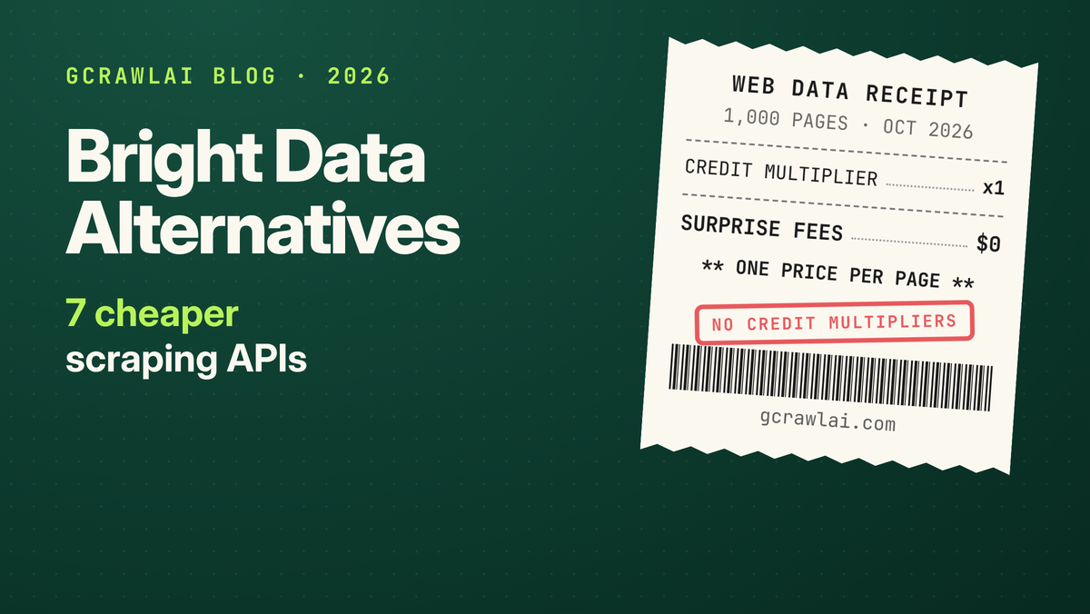 Bright Data Alternatives: 7 Cheaper Web Scraping APIs in 2026