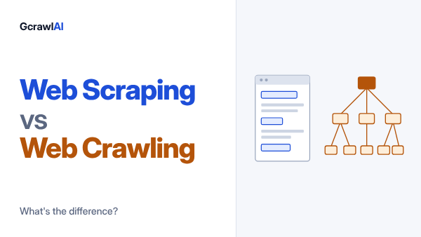 Web Scraping vs Web Crawling: What's the Difference?